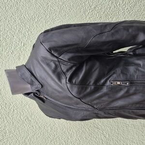Ladies Vintage Black Full Zip Custom Leather Jacket (Pakistan)
